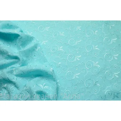 Мокрый шелк бирюзового цвета - купить в интернет магазине итальянских  тканей Lo Stile