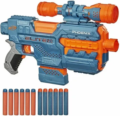 Nerf: Бластер N-Strike Элит Ринофайр — Nerf N-Strike Elite Rihno-fire 34276  / B1493 - купить по выгодной цене | Интернет-магазин «Vsetovary.kz»