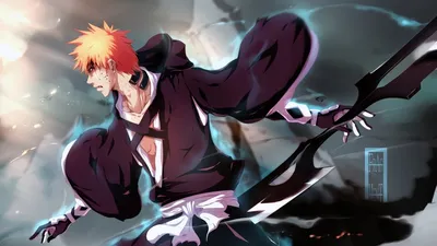 Обои Аниме Bleach, обои для рабочего стола, фотографии аниме, bleach, блич,  пустой, ночь, ичиго, рога, арт Обои для рабочего стола, скачать обои  картинки заставки на рабочий стол.