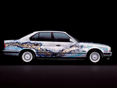 Модель автомобиля BMW 5 (E34) 535i Silver by MCG, Scale 1:18