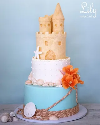 Свадебный торт \"Морская сказка\". Моя гордость! Это был один из моих первых  самых больших тортов (100 гостей) и … | Торт в морском стиле, Большие торты,  Вкусы тортов