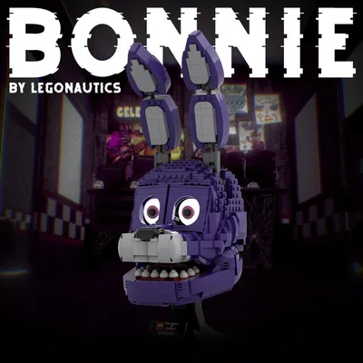 Here's my artwork of Bonnie from the Official FNAF Coloring Book (Original  and Brightened) : r/fivenightsatfreddys