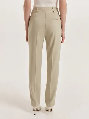 Свободные брюки женские с поясом, цвет Темно-cиний, артикул:  FBC110108_2068. Купить в интернет-магазине FINN FLARE