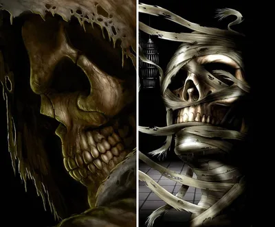 Scary Skull Wallpaper 4K для Android — Скачать
