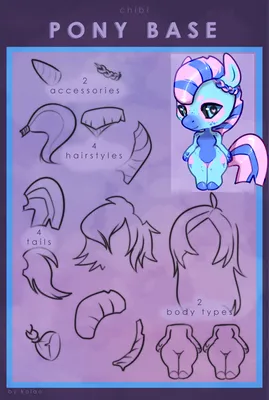 Pony Chibi Series: Rarity by ReyTiger -- Fur Affinity [dot] net