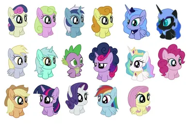 Chibi Ponies I drew up | Equestria Unofficial Fan Club Amino