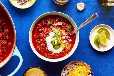 Ground Beef Chili Recipe | Bon Appétit