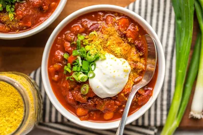 Vegetarian Black Bean Chili Recipe | Epicurious