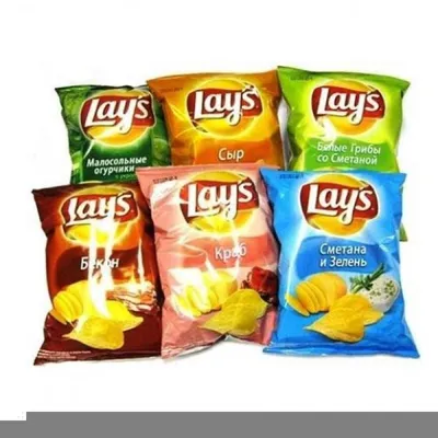 Вкусы чипсов «Lays»