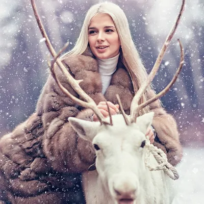 девушка в зимнем парке блондинка модель холодно Фото Фон И картинка для  бесплатной загрузки - Pngtree