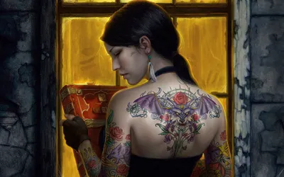 Татуировка на позвоночнике у девушек - красота и символика - tattopic.ru