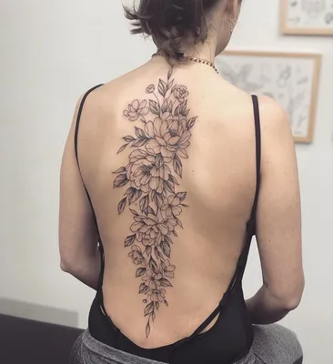 Тату на спине для девушек: 20+ самых красивых вариантов | Spine tattoos for  women, Tattoos for women, Cool tattoos