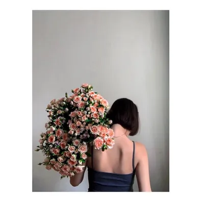 Подарок девушке букет цветов - 78 фото