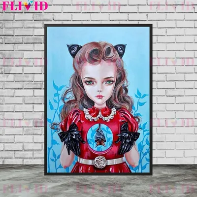 Волшебный художественный постер с изображением лисы и девушки ведьмы,  искусство на стену ведьмы, картины на стену для гостиной | AliExpress