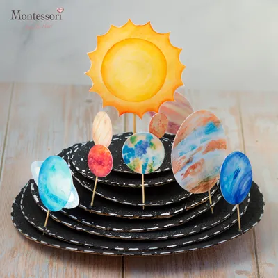 Solar System Cardboard DIY | Montessori From The Heart