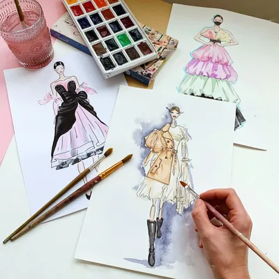 Дизайн одежды и Fashion иллюстрация в Одессе