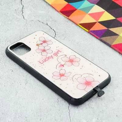 Купить Чехол для iPhone 11 FLOWERS флуоресентный рисунок розовый в Крыму,  цены, отзывы, характеристики | Микролайн