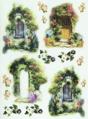 Rice Paper for Decoupage, Scrapbooking Sheet Cottage 2 | eBay | Rice paper,  Rice paper decoupage, Decoupage paper