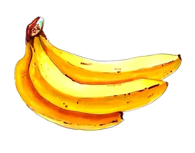 Банан рисунок для детей - 63 фото
