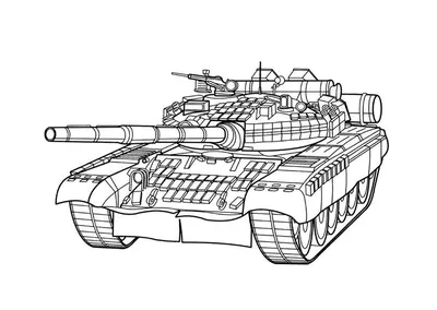 Сборная модель Советский тяжелый танк КВ-2 (карикатура, сборка без клея,  для детей)