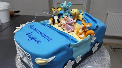 Торт для детей со сладостями №12516 купить по выгодной цене с доставкой по  Москве. Интернет-магазин Московский Пекарь