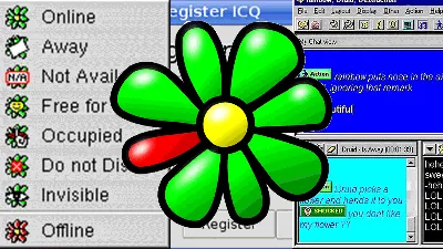 ICQ Old Logo PNG vector in SVG, PDF, AI, CDR format
