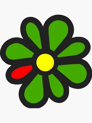 ICQ Classic Logo\" Sticker for Sale by SoftHack | Redbubble