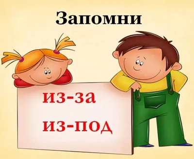 Работа с алаликами над предлогами: У, НА, В, НАД, ПОД, ИЗ, ЗА.. Блог  Лого-Эксперт