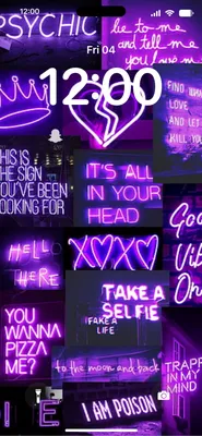 Фиолетовый тема экрана блокировки [2IpKwc3gqJ4b5VFVEpsI] от Bosporus2905 |  WidgetClub