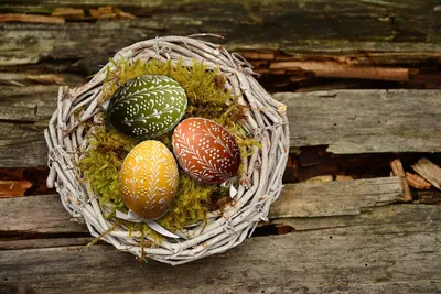 Необычная роспись пасхальных яиц | Пикабу