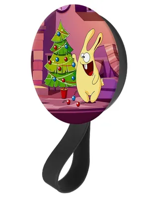 Кольцо-держатель с зеркалом для телефона Новый Год - Кролик - купить с  доставкой по выгодным ценам в интернет-магазине OZON (806236692)
