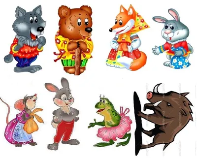 Персонажи к сказке рукавичка в картинках: 5 тыс изображений найдено в  Яндекс.Картинках | Fall crafts for kids, Fall crafts, Storybook