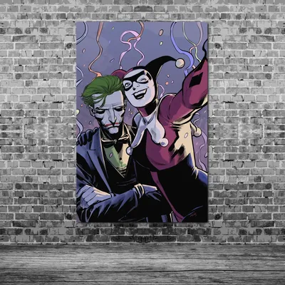 Плакат \"Харли Квинн и Джокер, Joker and Harley Quinn\", 60×39см  (ID#779297258), цена: 190 ₴, купить на Prom.ua