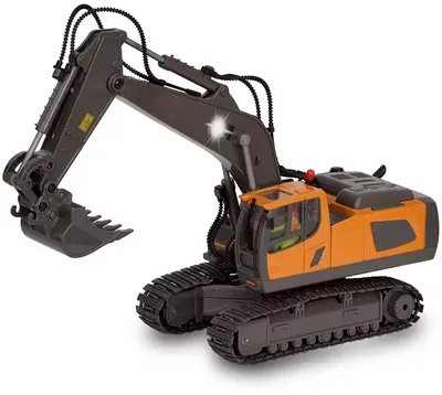 Строительные игрушки экскаватор на дистанционном управлении Digger RC для  детей, модель трактора для детей, мальчиков и девочек, масштаб 1/24, 5  каналов | AliExpress