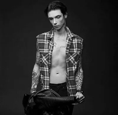 Раскраска Энди Бирсак из группы \"Black Veil Brides\" | Раскраски для детей  печать онлайн