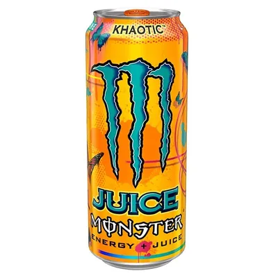 Энергетический напиток Monster Energy Khaotic со вкусом апельсина, 500 мл –  Napitki Store