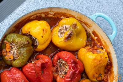 Перец, фаршированный курицей рецепт – Европейская кухня: Основные блюда.  «Еда»