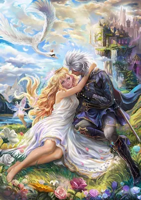 Lexica - Couple in love, book cover, embracing each other, detailed faces,  fantasy art, in the style of artgerm, illustration, epic, fantasy,  intrica...