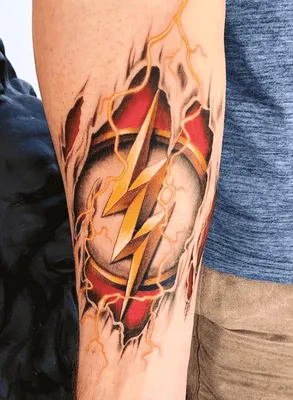 The Flash Tattoo Design Images (The Flash Ink Design Ideas) | Flash tattoo  designs, Flash tattoo, Tattoo ideas males