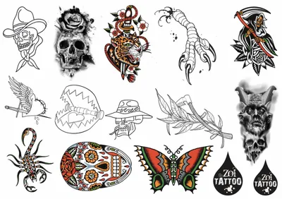 Флэш-тату в стиле киберпанк Miami Tattoos x Kaspersky