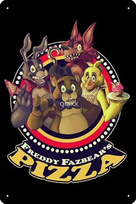 Freddy Fazbear's Pizza logo 1\" Sticker for Sale by GamerSketch | Redbubble