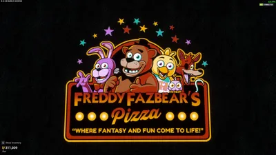 FREDDY FAZBEAR'S PIZZA LOGO UNISEX T-SHIRT FIVE NIGHTS AT FREDDY'S FREE  SHIP | eBay