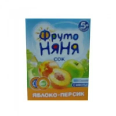 ФрутоНяня Сок яблоко осветленное 200мл цена от 28 руб. купить в аптеках  Апрель, инструкция по применению