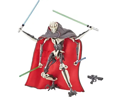 Фигурка Hasbro Star Wars The Black Series General Grievous Deluxe D1  (Хасбро Звездные войны Черная серия Генерал Гривус Делюкс Д1, 15 см)