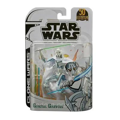 Генерал Гривус Войны клонов Hasbro Star Wars Black Series General Grievous  (ID#1666633815), цена: 2166 ₴, купить на Prom.ua