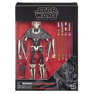 Star Wars Фигурка Генерал Гривус | Фигурка Звездные войны Генерал Гривус |  Black Series General Grievous Deluxe D1