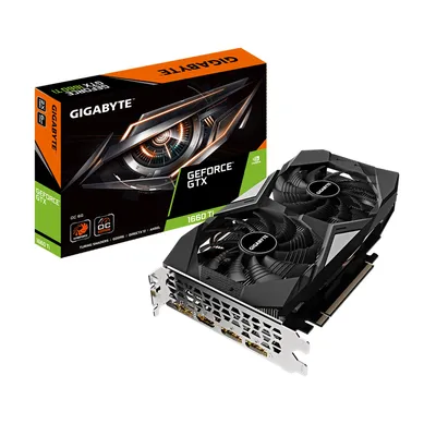 Amazon.com: Gigabyte GeForce GTX 1660 Ti OC 6G 192-bit GDDR6 DisplayPort  1.4 HDMI 2.0B with Windforce 2X Cooling System Graphic Cards-  Gv-N166TOC-6GD : Electronics