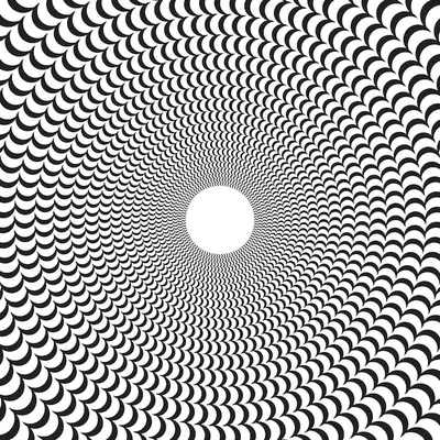 Геометрическая Оптическая Иллюзия Круг Шаблон — стоковая векторная графика  и другие изображения на тему Оптическая иллюзия - Оптическая иллюзия, Гипноз,  Круг - iStock