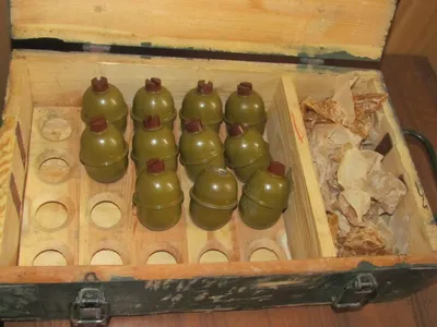 Армейский укупорочный ящик для учебных гранат РГД-5 и запалов УЗРГМ-2  купить в Москве,цена,фото,отзывы