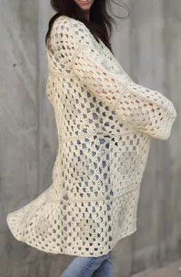 Arlo Granny Square Crocheted Cardigan Pattern – Mama In A Stitch